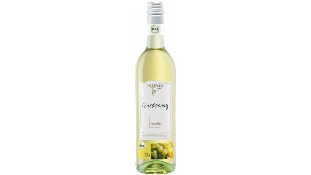 Вино BIOREBE Chardonnay бел/сух 0,7л с/б