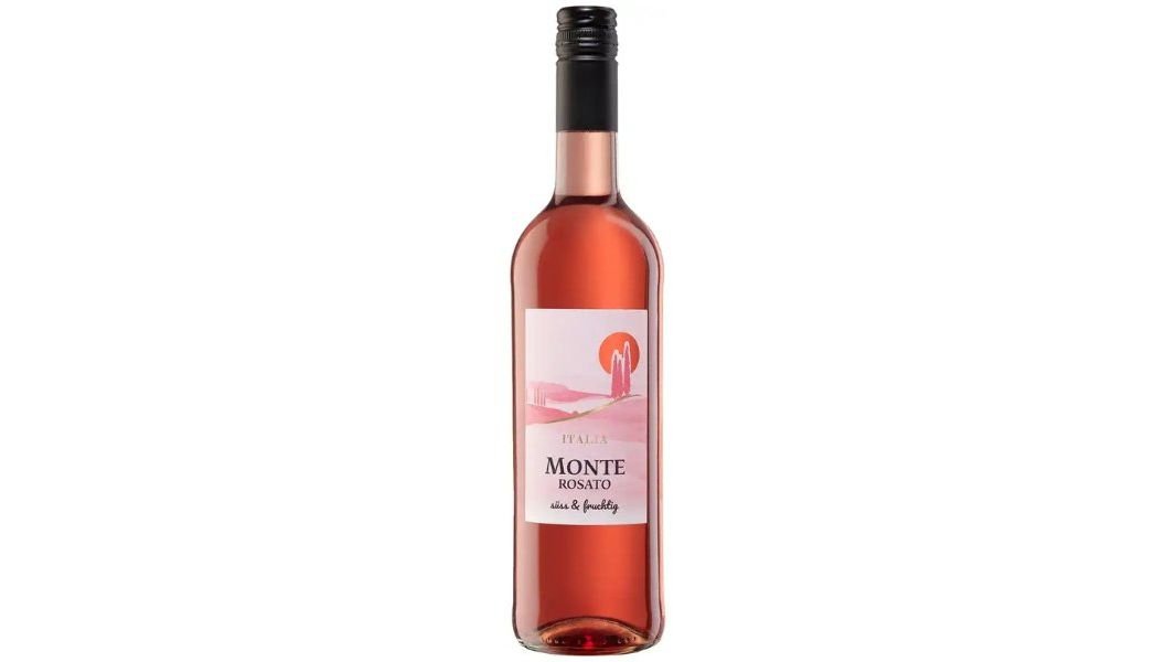 Вино Monte Rosato розовое полусладкое 9,5% 700мл