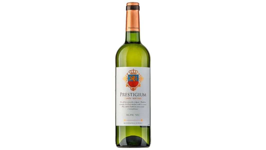 Вино Prestigium Cuvee Speciale белое сухое 0,75 л