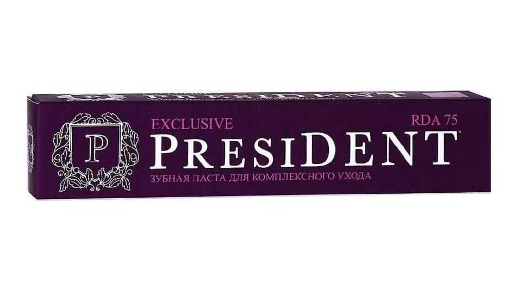 Зубная паста President exclusive 75 мл
