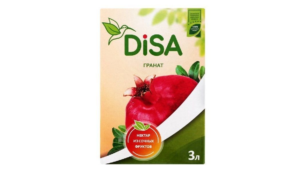 Нектар Disa гранат 3 л коробка