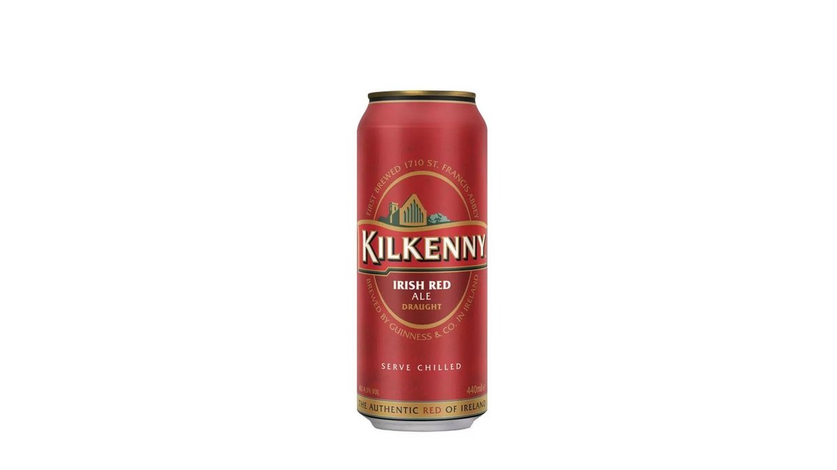 Пиво Kilkenny Draught тëмное фильтрованное  ж/б 0,44 л