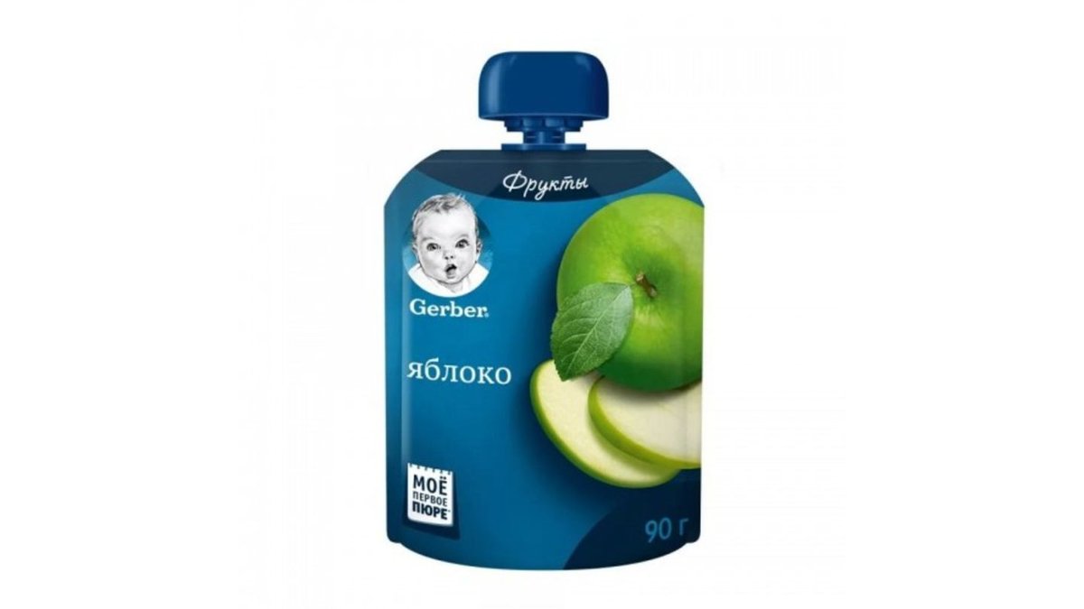 Пюре Gerber спелое яблоко 90 г
