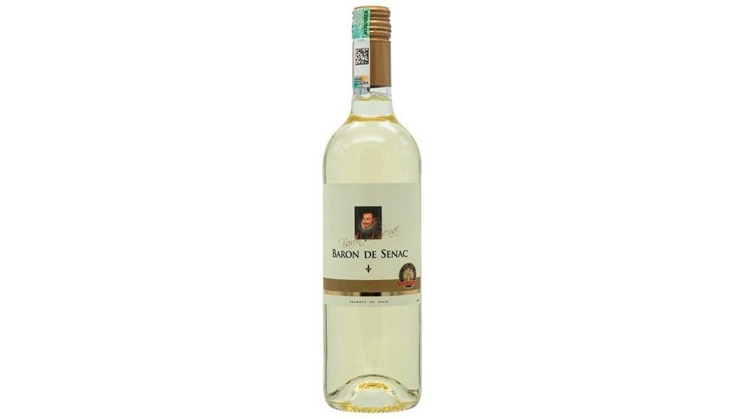 Вино Baron de Senac белое полусладкое 0,75 л