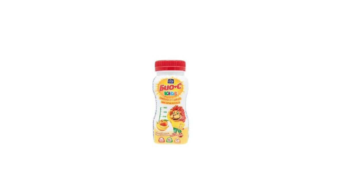 Йогурт питьевой Bio-S Kids персик-банан 160 г