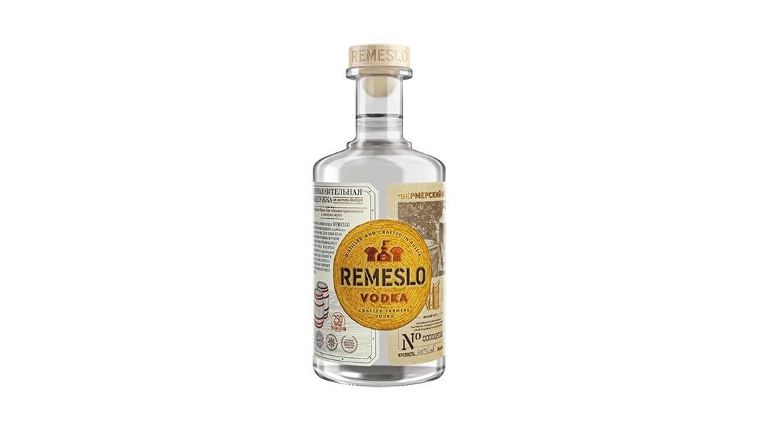 Водка Remeslo 40% 0.5 Л Ст/Бут.-4601728015923