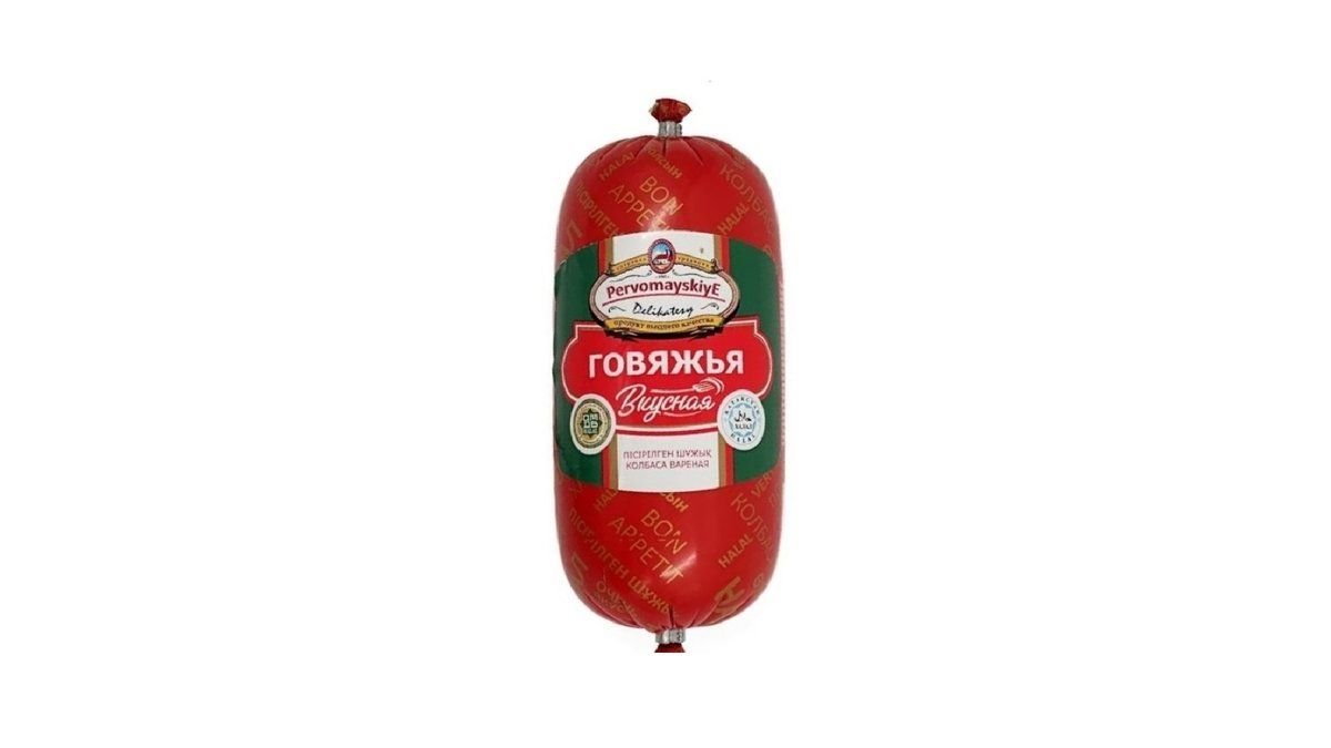 Колбаса Первомайские Деликатесы Говяжья Халал 460 г