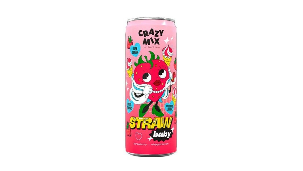 Напиток Crazy Mix Collection Strawbaby 0,33 л