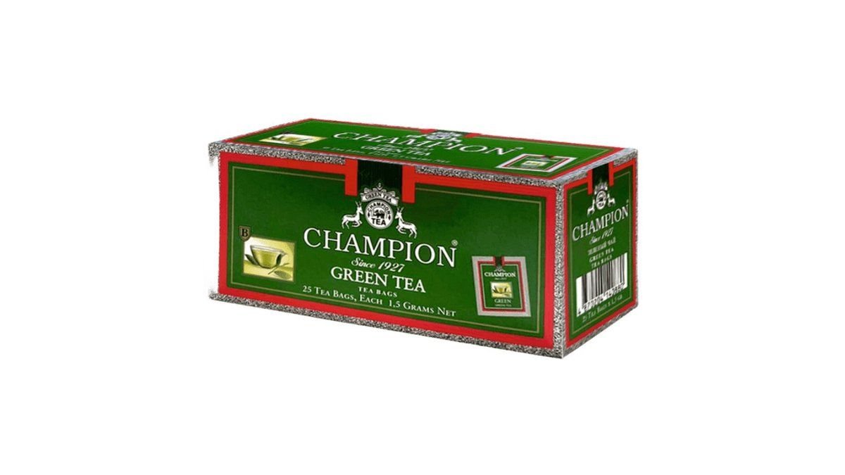 Чай Champion зеленый 25 пакетиков