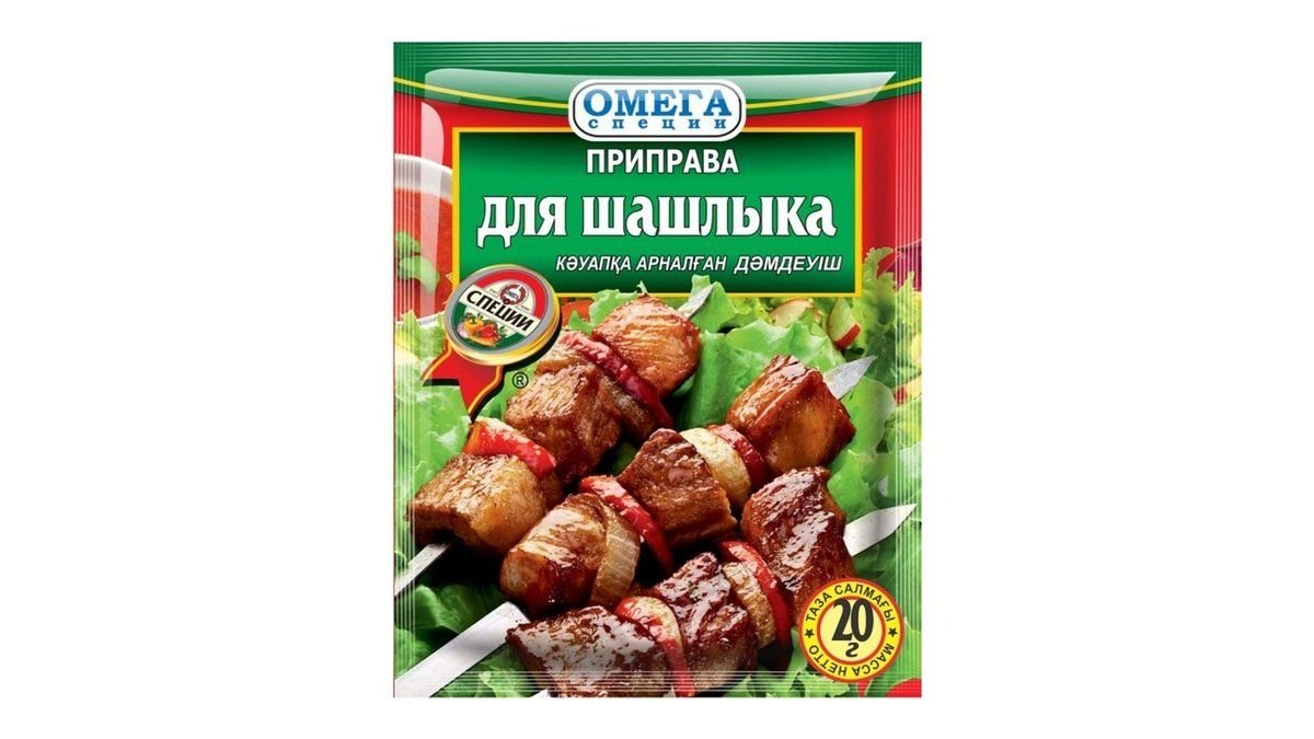 Омега, приправа омега 30 гр., для шашлыка, шт.
