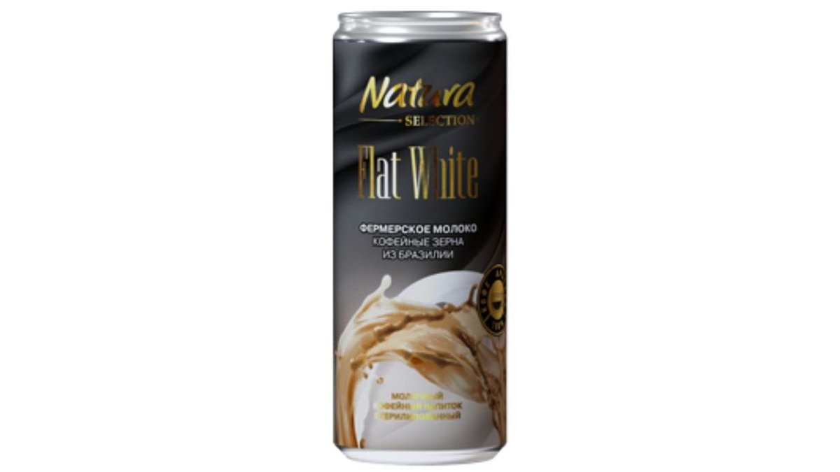 Напиток мол/коф Flat White 220мл ж/б Natura Selection