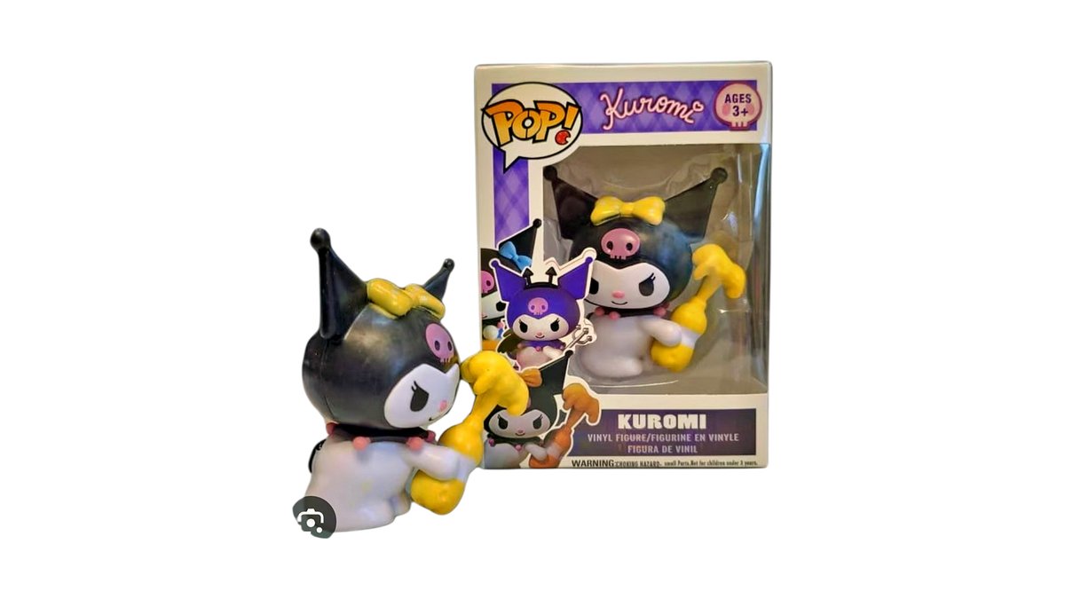 Kuromi Pop figure Hold wand