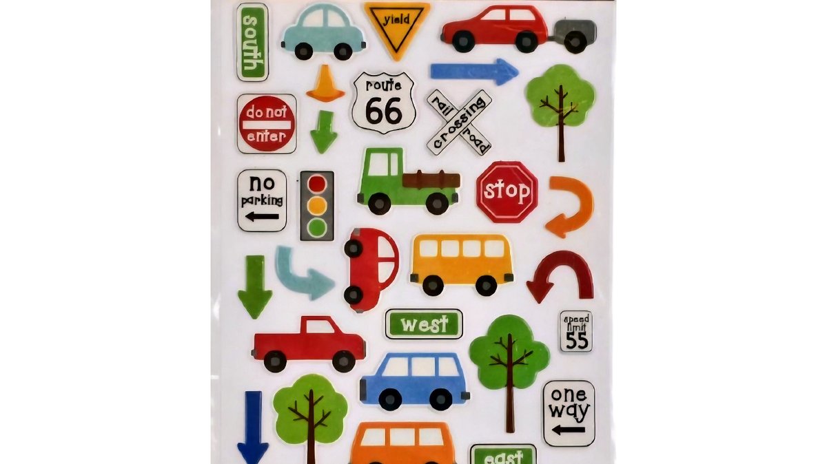 Cars stickers 3d