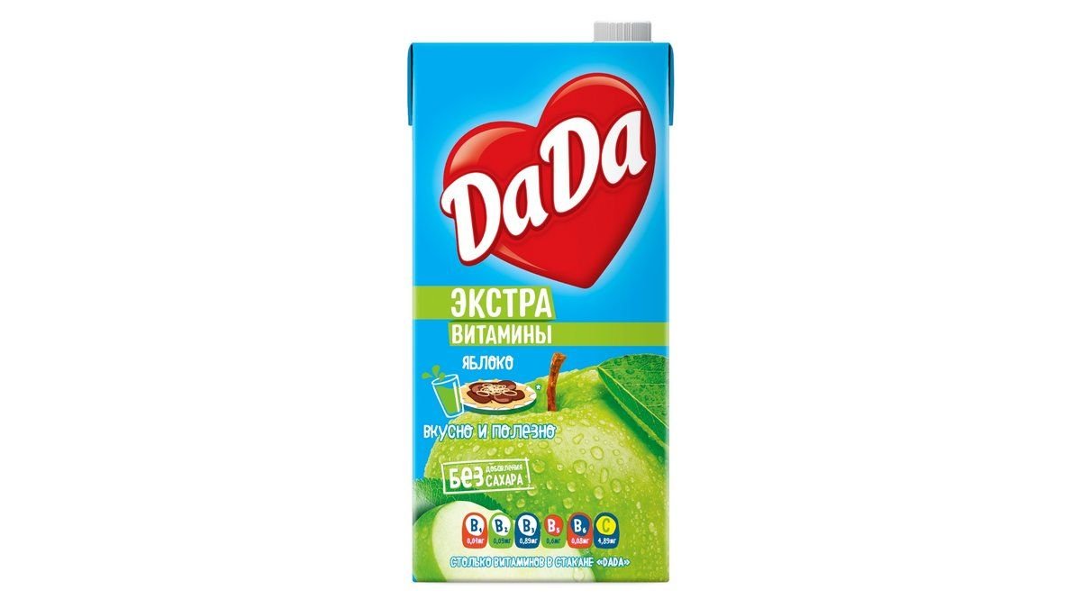 Нектар Да-Да зеленое яблоко 2 л