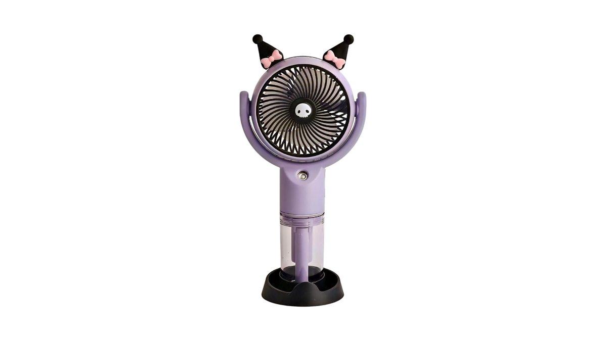 Kuromi Style water spray fan