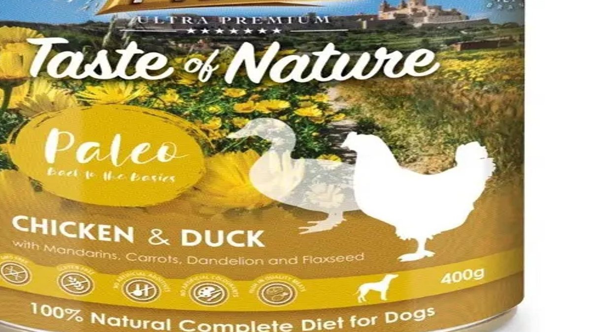Prince Taste of Nature Paleo wet food Chicken&Duck with Mandarins, Carrots 400g
