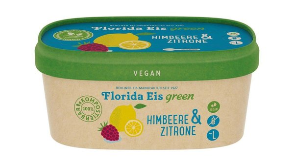 ❄️ Florida Eis Green Himbeere & Zitrone, 150 ml