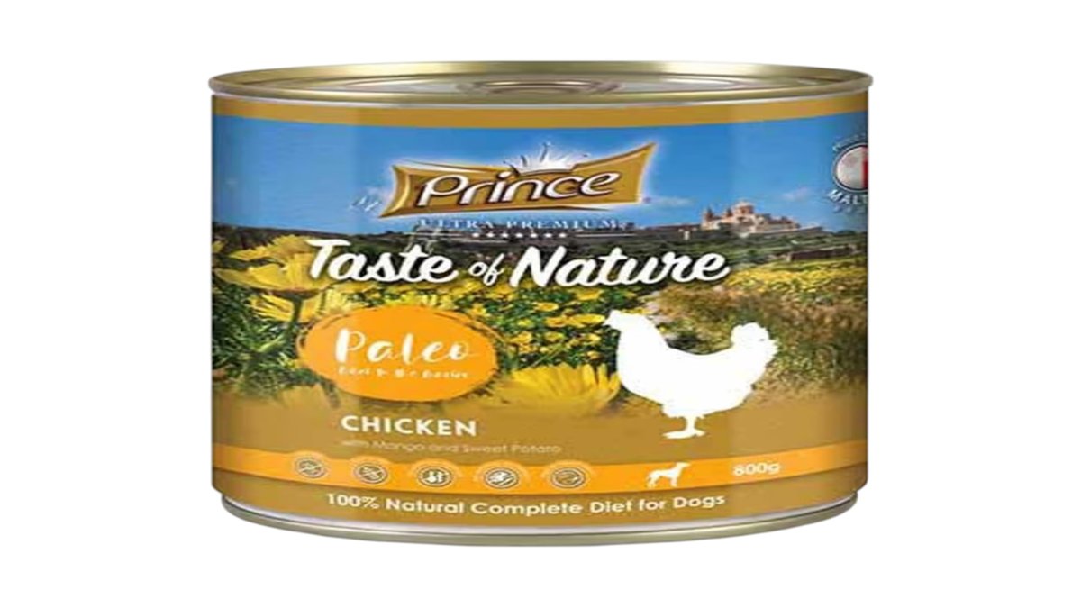 Prince Taste of Nature Paleo wet food Chicken with Mango & Sweet Potatoes 400g