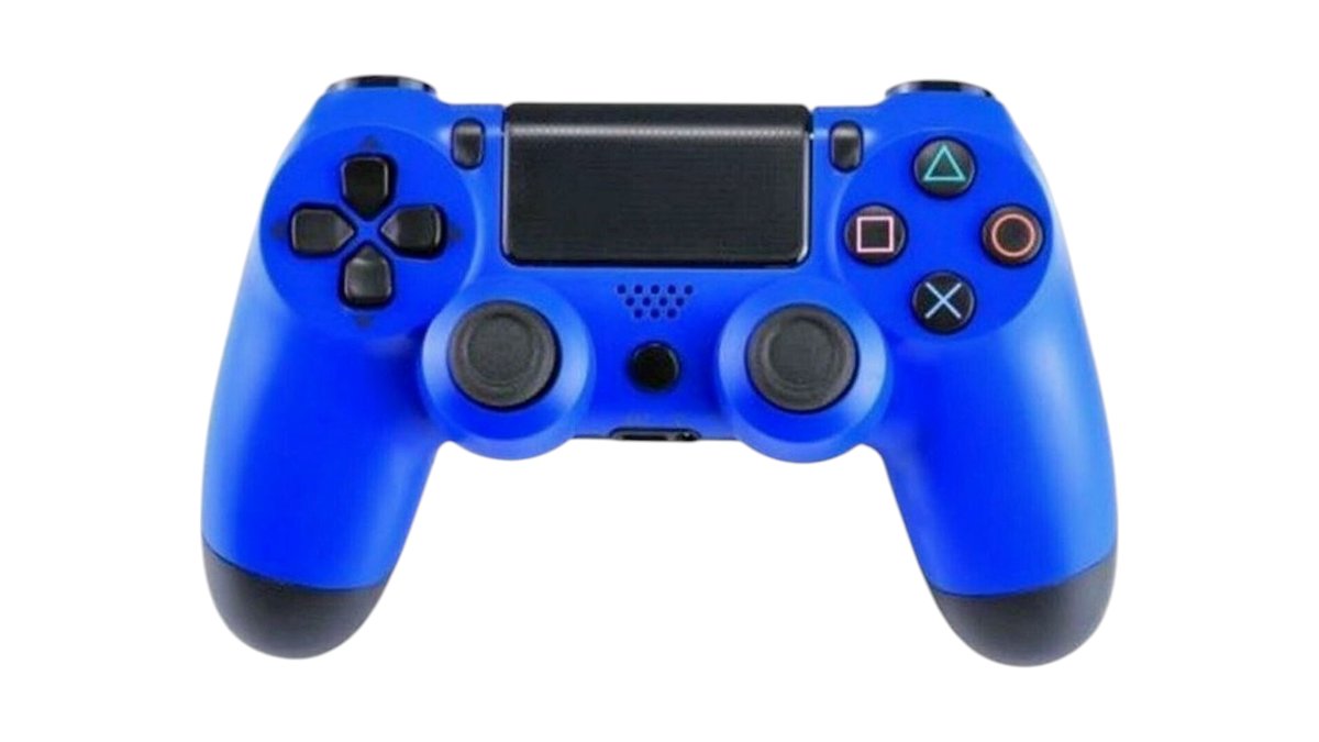 Wireless playstation controller blue