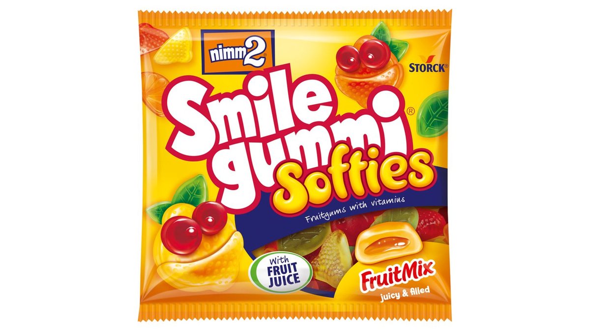 NIMM 2 Smilegummi softies fruit 18x90g
