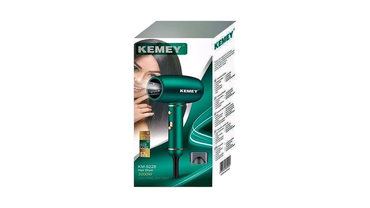 Kemey hair dryer