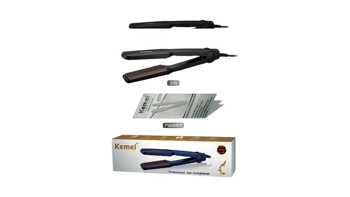 Kemei professional hair straightener