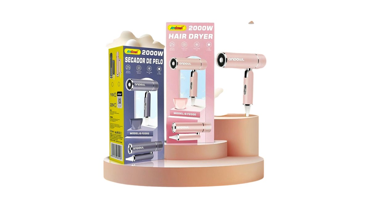 Hair dryer 2000W traveling model BLUE