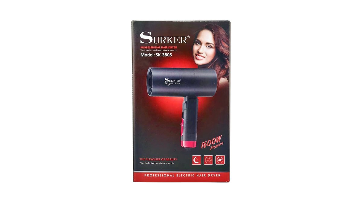 Electric hair dryer 1600W