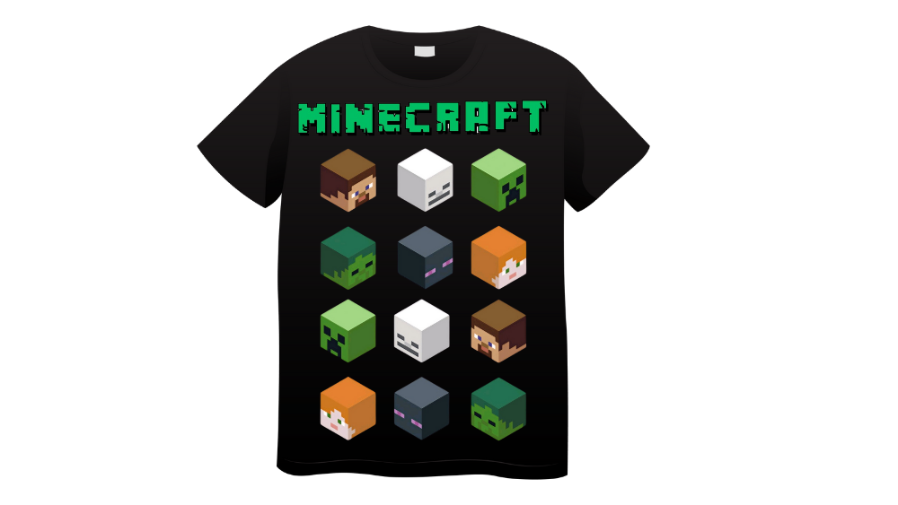 Mimecraft Tshirt 3-4 size