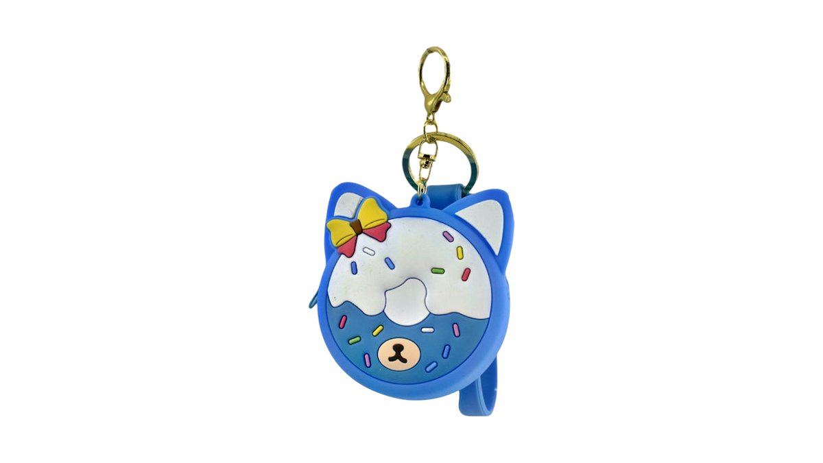 Donut coins wallet and brelock Blue