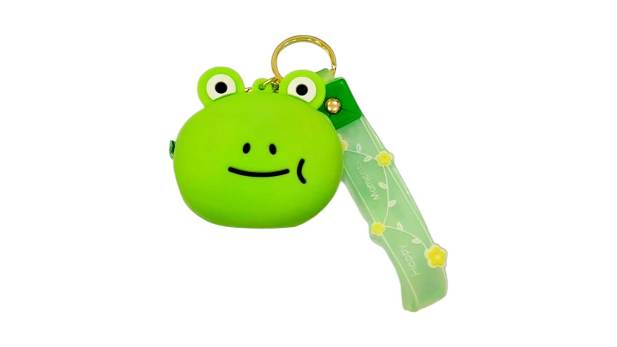 Frog coins wallet and brelock
