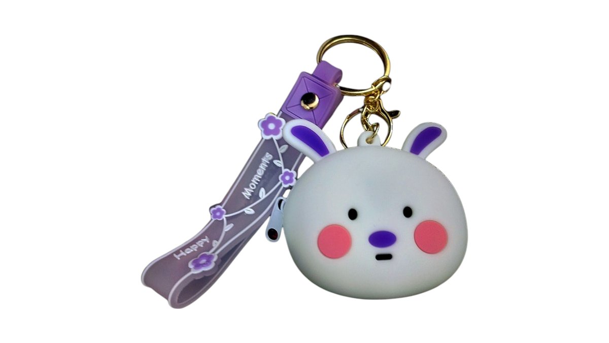 Bunny coins wallet and brelock