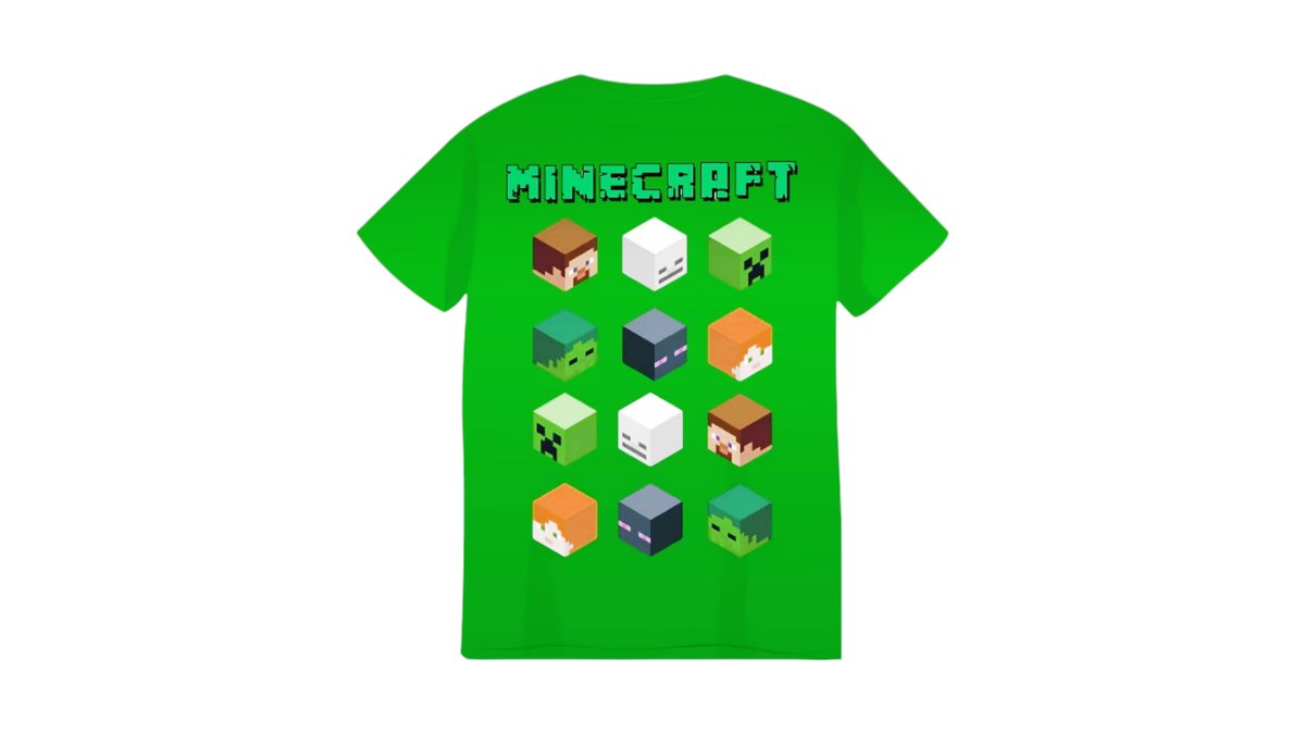 Minecraft Tshirt 9-11 size