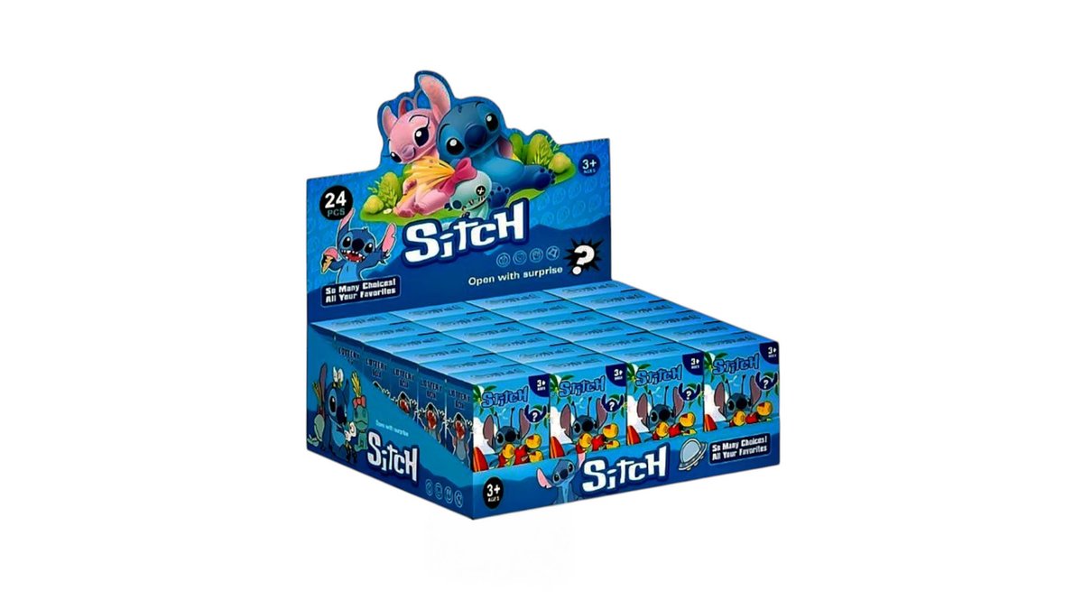 Stitch blind box with cards and small figure