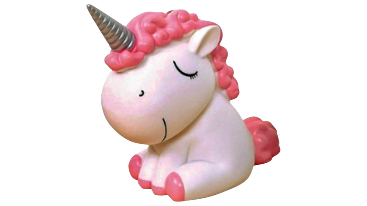 Unicorn pink piggy bank