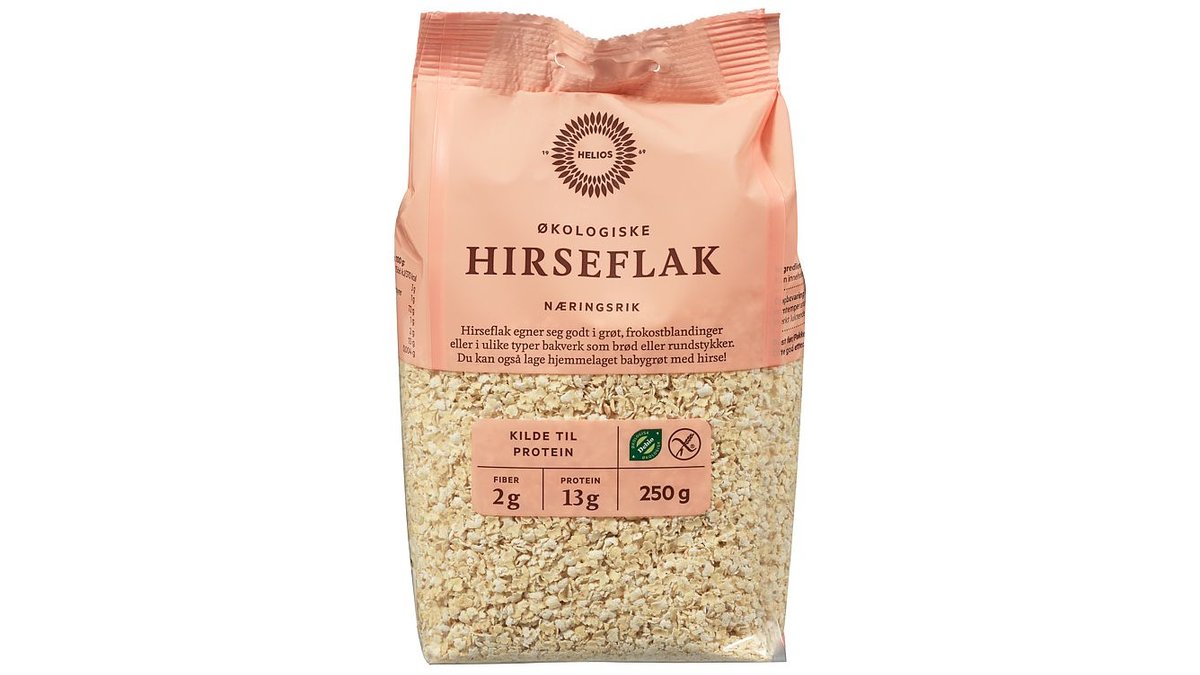 Helios Hirseflak ØKO, 250 g