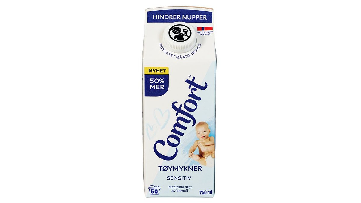 Comfort Tøymykner Sensitiv, 750 ml