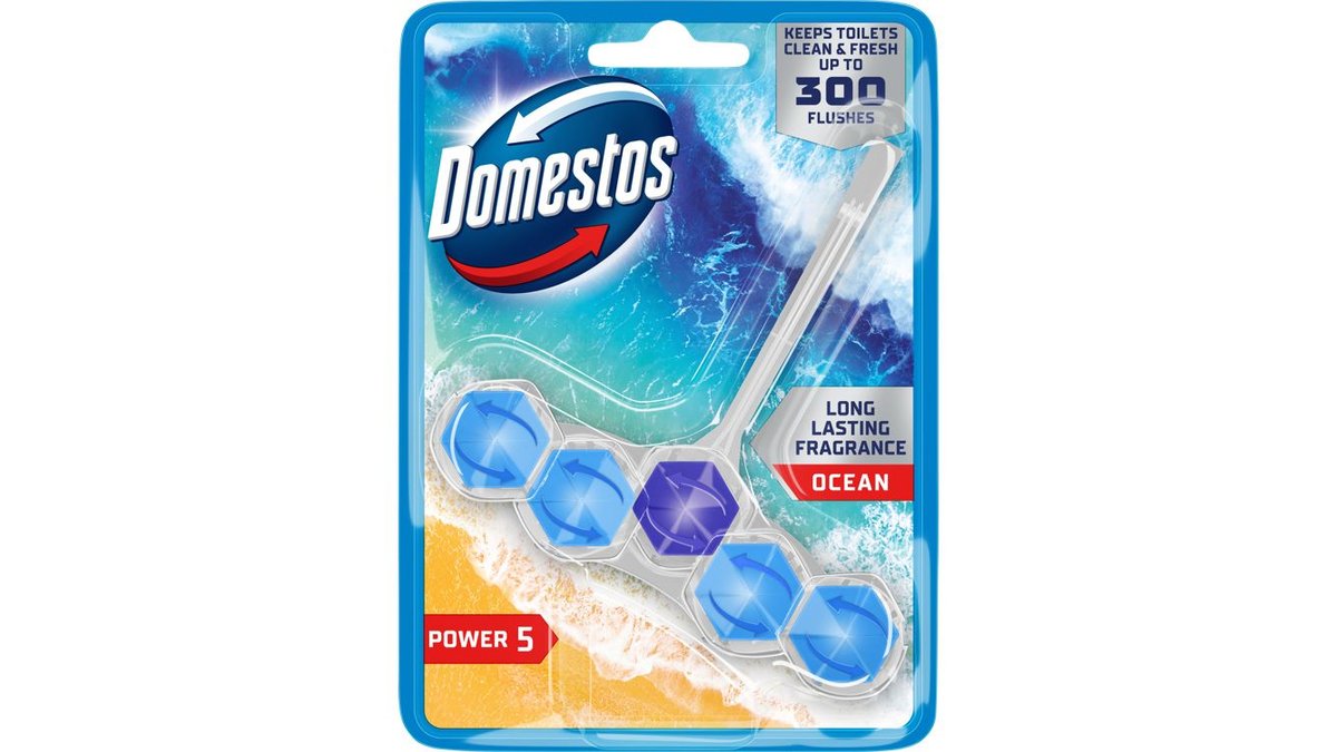 Domestos WC-Block Ocean Power, 5 stk