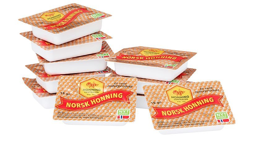 Honningcentralen Honning Norsk Kuvert, 80x15 g