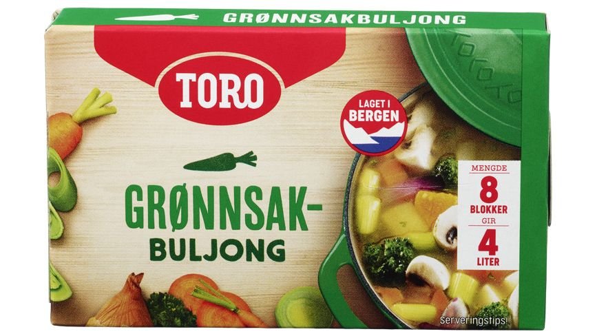 Toro Grønnsaksbuljong, 80 g
