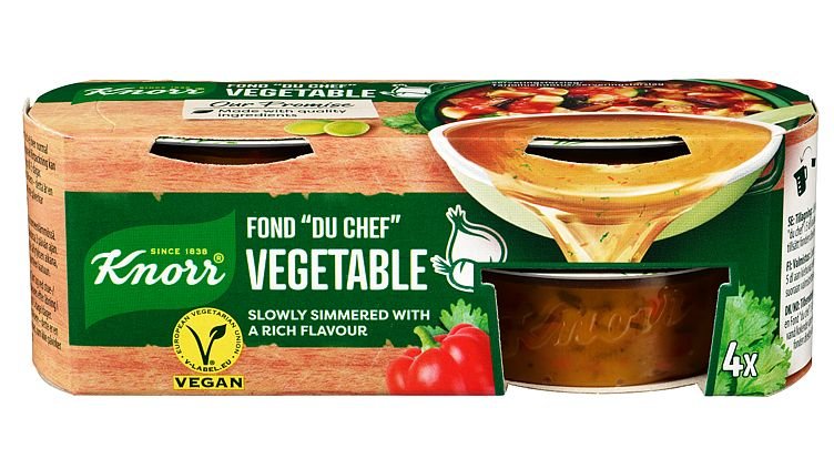 Knorr Fond Du Chef Grønnsak, 4x28 g