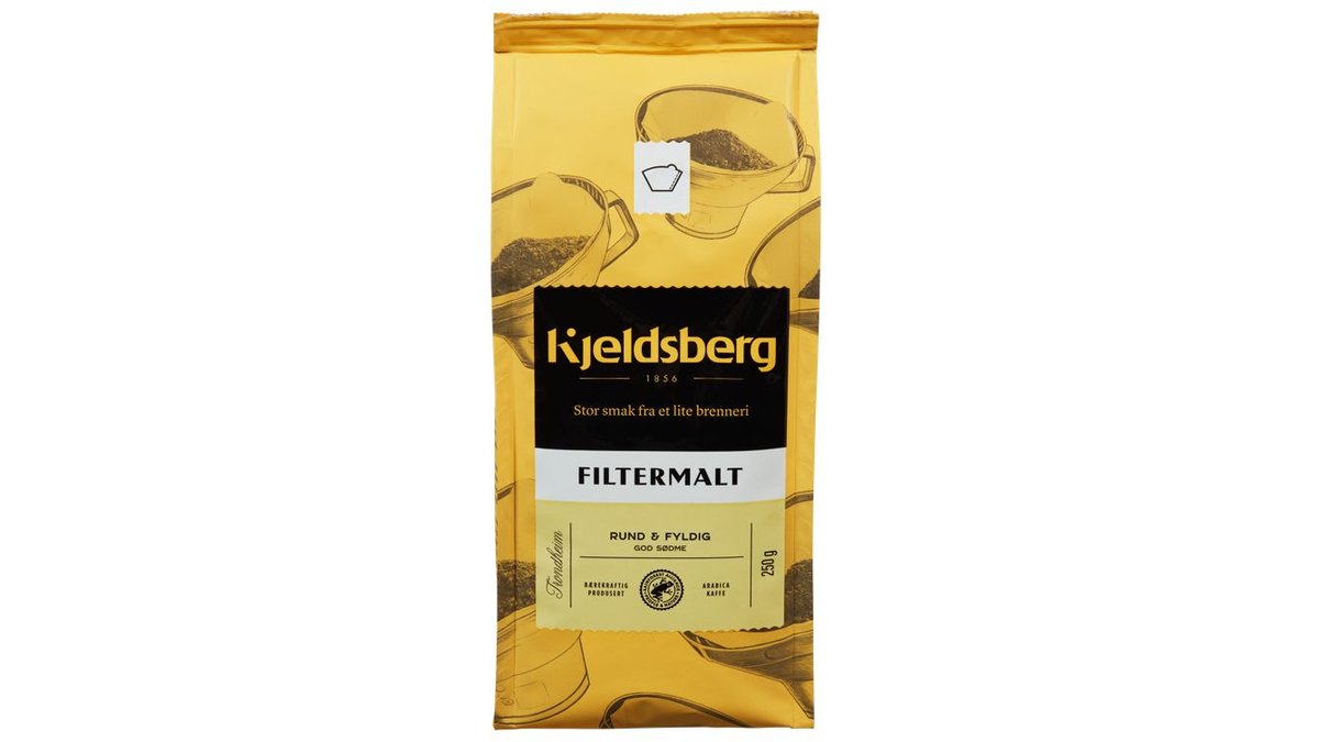 Kjeldsberg Kaffe Filtermalt, 250 g