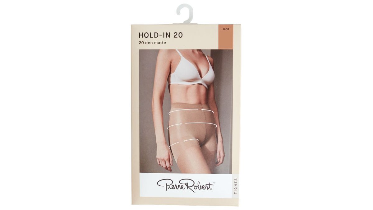 Pierre Robert Strømpebukser Hold-In 20 D Sand 44-48