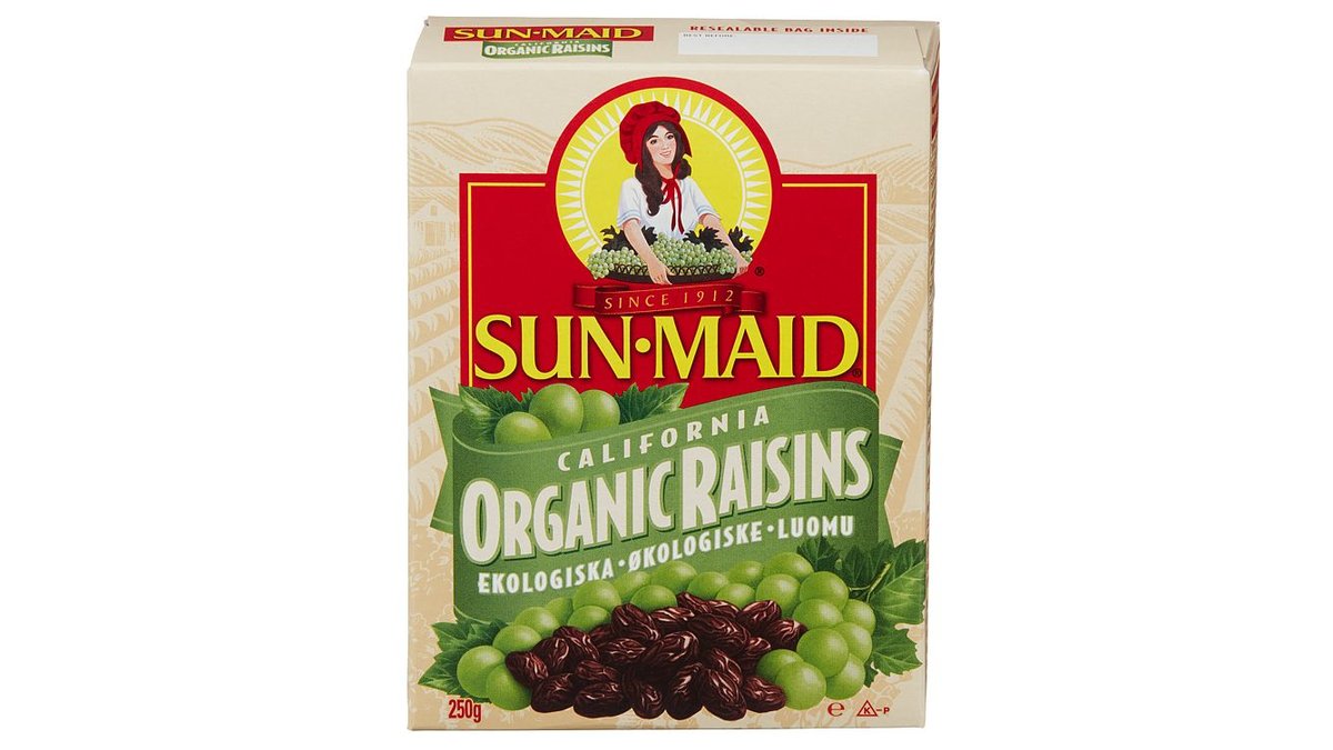 Sun Maid Rosiner ØKO, 250 g