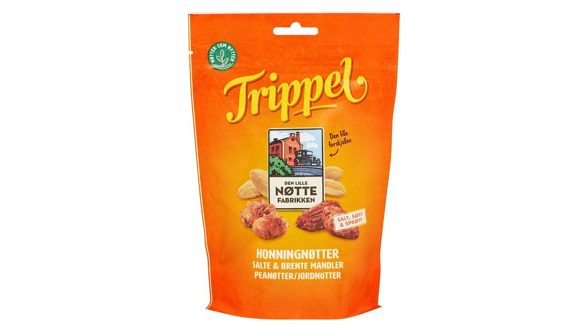 Den Lille Nøttefabrikken Trippel Honningsnøtter, 190 g