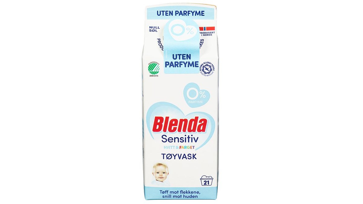 Blenda Tøyvask Sensitiv Flytende, 750 ml