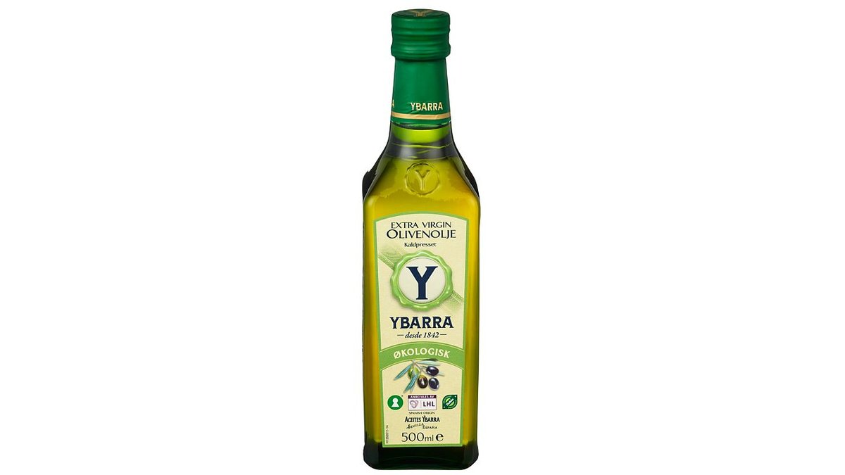 Ybarra Olivenolje Extra Virgin ØKO, 500 ml