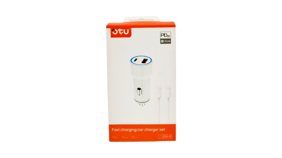 Fast charching car charching set TYPE-C TO TYPE-C