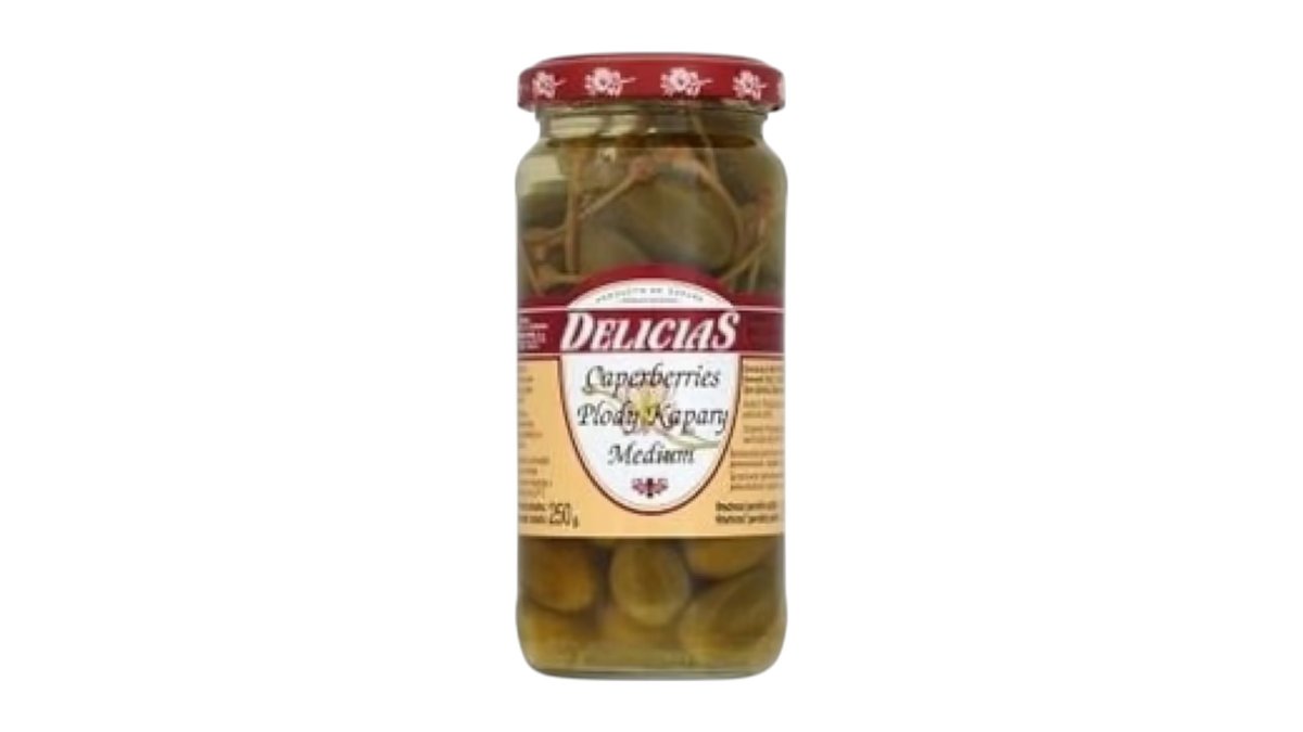 Delicias Kapary so stopkou, 250 g