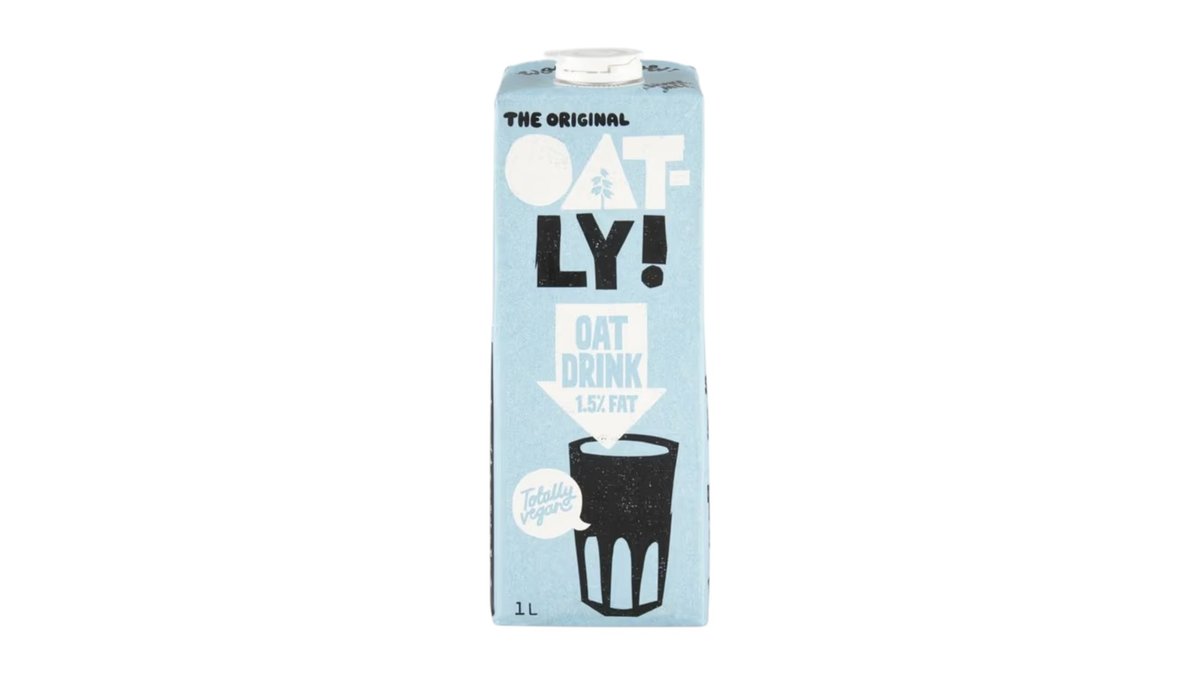 Oatly Ovsený nápoj 1,5% tuku, 1 l